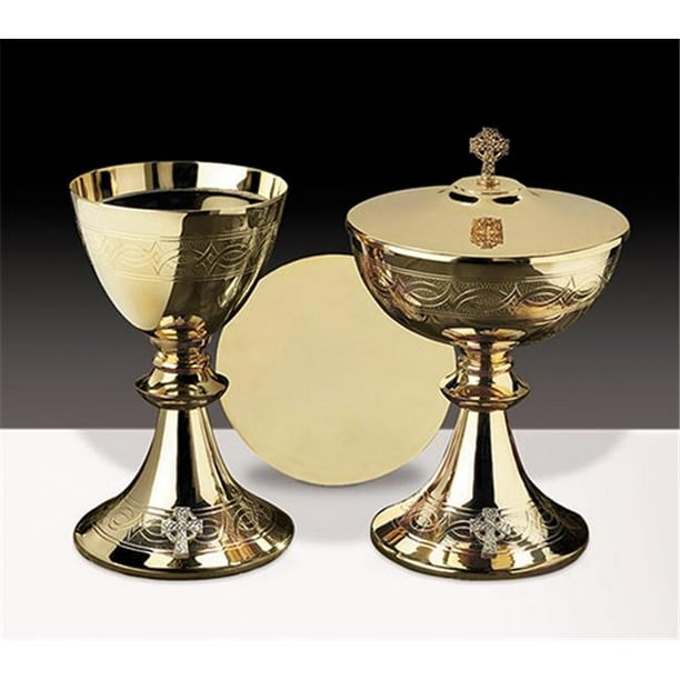 Christian Brands Church Supply JC717 400 oz GP Etched Celtic Cross