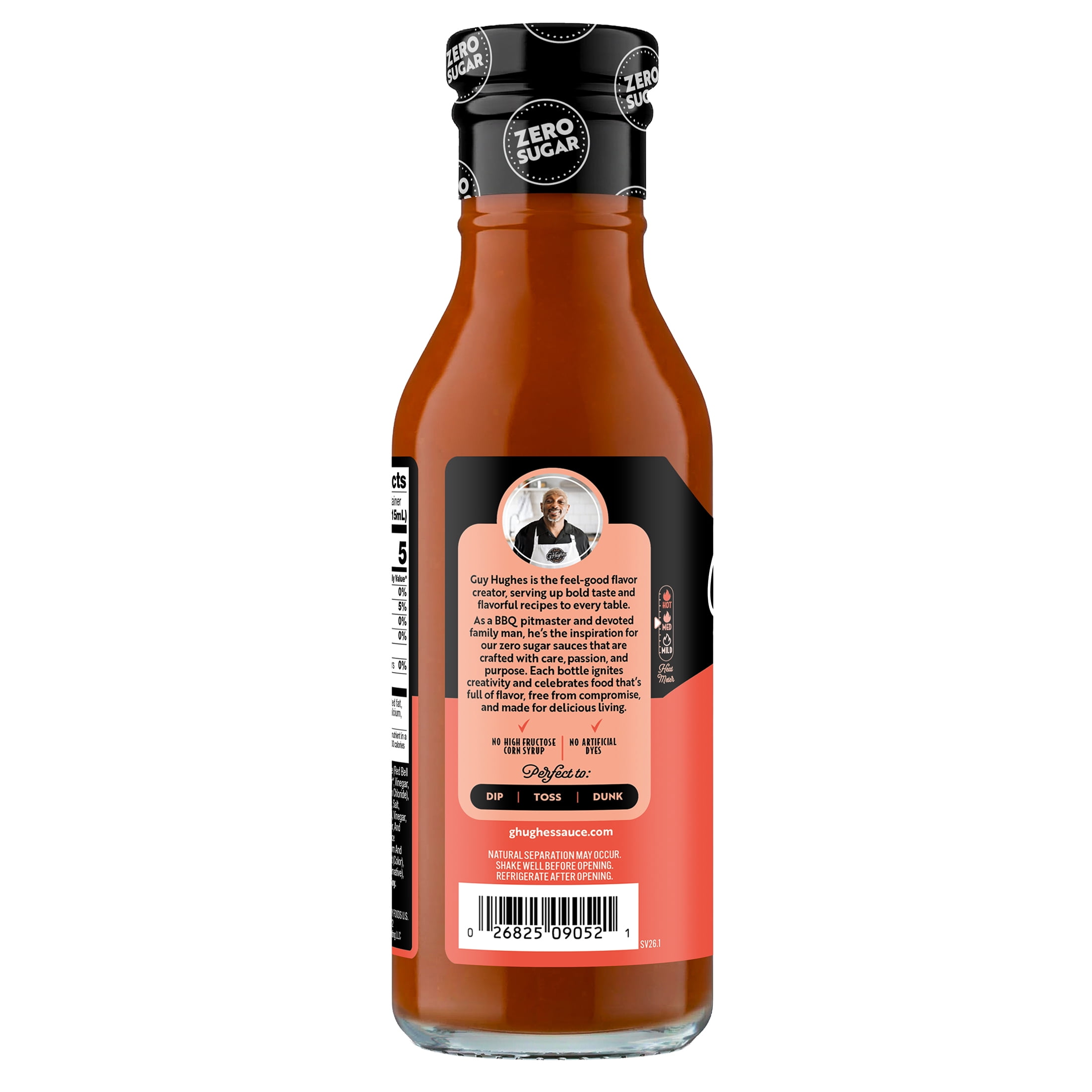 G Hughes Zero Sugar Thai Chili Wing Sauce, 12 fl oz
