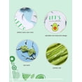 thumbnail image 4 of Toddler Girl Clothes Summer Girls Clothing Sets Girl Stuff T-shirt Shorts Headband 3pcs Sets Gifts 6-12 Months, 4 of 7