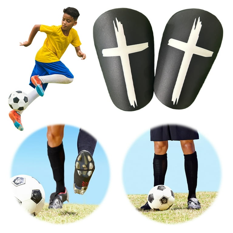 HIPKZ Pair Soccer Miniature Shin Guard Cross Football Shin Pads