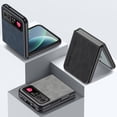 thumbnail image 4 of Allytech Motorola Razr 40 Case, Ultra Slim Lightweight Luxury PU Leather Skin-Friendly Case, Shockproof Dustproof Anti-Fingerprint Screen Lens Protection Cover for Motorola Razr 40 - Gray, 4 of 8