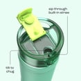 thumbnail image 4 of Bubba Water Bottle, 24 Oz, Stainless Steel, Vacuum Insulated Leakproof, DualSip 2-Way Lid, Tropical Eclipse, 4 of 10