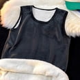 thumbnail image 2 of Men'S Tank Tops Solid Color Under Padded And Thickened Warmth Within The Shoulders Bottoming Vest T Shirts Sportwear,Black,M, 2 of 4