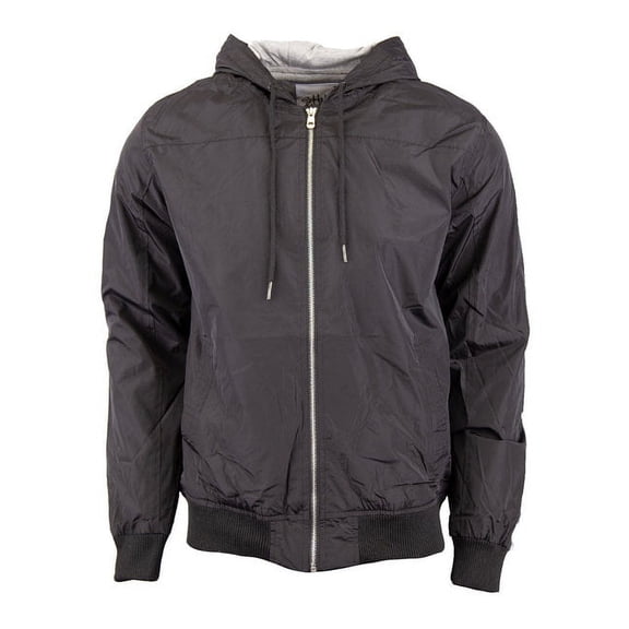 Adult Windbreaker Jacket - BLACK - L