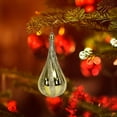 thumbnail image 6 of Christmas Tree Balls Ornaments,4pc Balls Ornaments Christmas Decoration,Christmas Balls Christmas Tree Decorations Electroplated Water Droplet Balls Christmas Accessories Teardrop Balls Pendants, 6 of 8