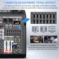 thumbnail image 4 of Mezclador de audio TKLBLS DJ profesional de 6 canales con 99 DSP, 4 of 8