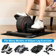 Non-Slip Workout Mat for Under Desk Ellipticals, Ellipse Leg Exerciser Machine Mat, Suitable for Electric Seated Foot Pedal Exerciser, Enhanced Stability & Floor Protection