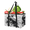 Multicolor 1, variant on Branch Crow Reusable Grocery Bags, Foldable Reusable Shopping Bags, Black Birds Collapsible Tote Bag with Reinforced Handles for Kitchen, Picnic