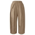 thumbnail image 4 of Women's Pants Straight Wide Leg Baggy Khaki Pant Womens Pants Casual Comfortable Work Pants Womens Trendy Clothes, 4 of 4