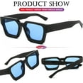 thumbnail image 2 of Square Sunglasses for Women Men Square Thick Frame Sun Glasses Simple Designer Style Shades, 2 of 6