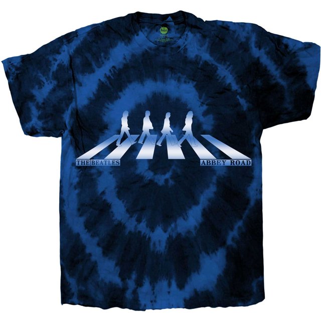 The Beatles Adult Abbey Road Crossing Gradient Dip Dye T-Shirt