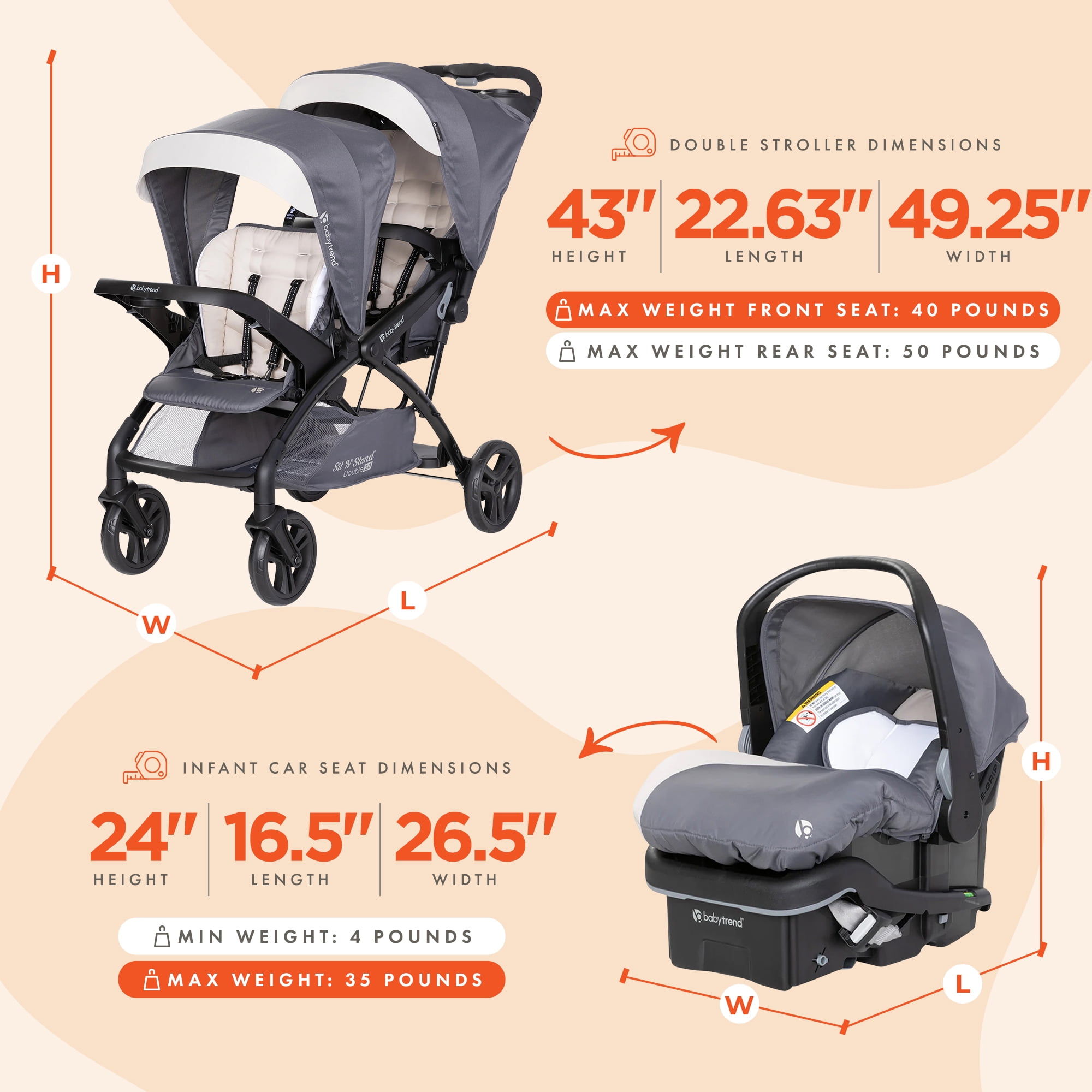 city jogger mini double stroller Baby Jogger Jet City Mini GT2 Double Stroller main image 0