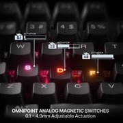SteelSeries Apex Pro TKL Wireless Gen 3 OmniPoint 3.0 HyperMagnetic Switches — Adjustable Actuation — Rapid Trigger — Game-Ready Presets
