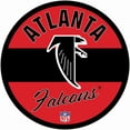 thumbnail image 2 of Atlanta Falcons 23" LED Retro Logo Round Wall Sign, 2 of 3