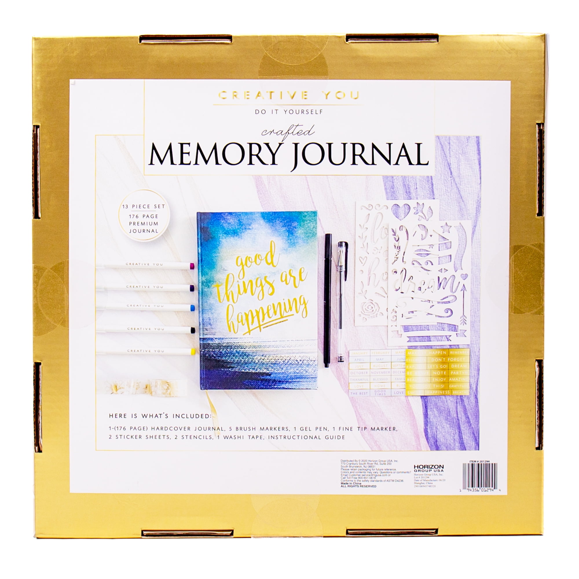 (2 pack) Creative You Crafted D.I.Y. Keepsake Memory Journal, 176 Pages