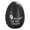Black, variant on Egg Shape with Paw Print Pet Cremation Urns for Dog Ashes Cat Mini Urns Small Urns