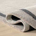 thumbnail image 4 of Rugs USA Greenwich Abstract Wool Area Rug, 8' 6" x 11' 6", Shaped, Greenwich Grey, 4 of 8
