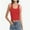 Red, variant on Women’s Sexy Sleeveless Crop Tops Scoop Neck Cropped Tank Top
