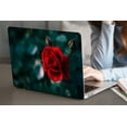 thumbnail image 1 of KSK KAISHEK Hard Case Shell Cover Only Compatible MacBook Air 13" 2018 - 2022 A2337 m1 A2179 A1932 + Black Keyboard Cover, Rose series 0828, 1 of 5