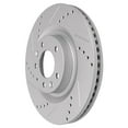 thumbnail image 4 of Detroit Axle - 12.60" inch Front Drilled and Slotted Disc Brake Rotors Ceramic Brakes Pads for 2019-2024 Mazda CX-5 2016-2023 CX-9, 4 of 7
