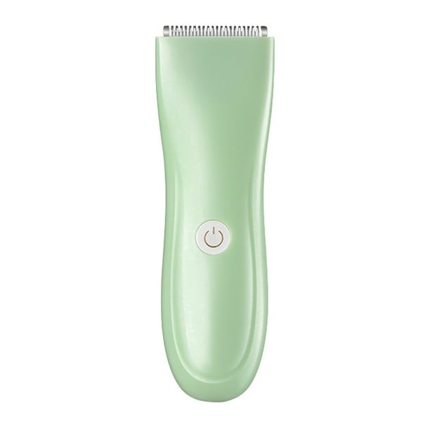 Cutministrador de pelo recargable bebé recortador para bebé cortador de pelo de bebé (verde claro)