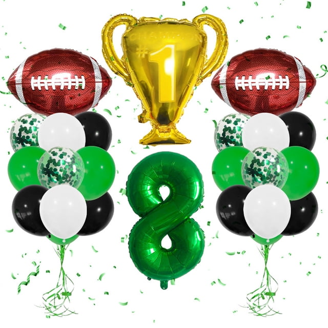 Football Balloons Set Football Birthday Party Decorations Football Touchdown Sports Theme Birthday Party Decoration, Football Theme Supplies Birthday Party Decorations