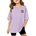 thumbnail image 6 of Bobifish Toddler girls T-Shirts summer Short Sleeve Graphic pullover tee shirts loose fit comfortable breathable round neck tee shirts, 6 of 8