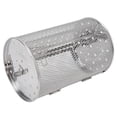 thumbnail image 1 of Panier de Grillage à Rouler, Gril Rond, Panier à Rouler en Acier Inoxydable, Panier de Grillage en Treillis Métallique pour Pique-Nique de Camping, pour les Légumes, Frites, 1 of 8