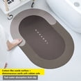 thumbnail image 4 of Wosthever Alfombrilla de ducha absorbente de moda de goma de cuero almohadilla de inodoro felpudo Simple alfombra de baño lavable accesorios de Suministros de limpieza para el hogar, 4 of 6