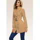 thumbnail image 1 of Abrigo Elegante con capucha Beige Chica, 1 of 2