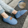 thumbnail image 5 of mgoYE Soft Baby Shoes Dinosaur House Shoes Cute Bunny Slipper for Home Indoor Winter Bedroom Non Slip Soft Rabbit Warm shoes|Blue 10, 5 of 6