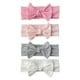 thumbnail image 1 of Diademas BABYGIZ para bebés y niñas pequeñas, de algodón hechas a mano con lazos, accesorios para el cabello infantil (blanco, gris, rosa, rosa empolvado), 1 of 8