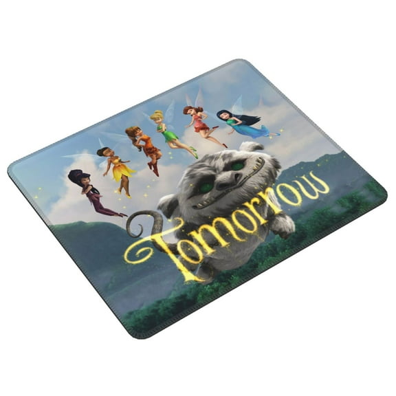 Tinker-bel Legend of the Never Beast Mousepad Rectangle Cartoon Printed Non-Slip Rubber Base Mouse Pad