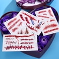 thumbnail image 4 of Calcomanías de arte corporal desechables Pegatinas de tatuajes falsos impermeables de Halloween (2) Ndcxsfigh Cuidado Belleza, 4 of 6