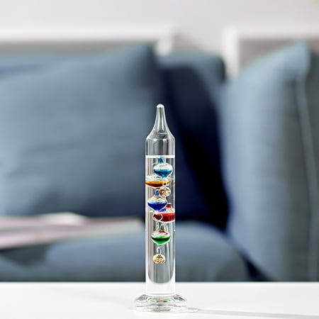 Thermomètre Verre 18cm Thermomètre Galilée Verre 18cm - Décoration