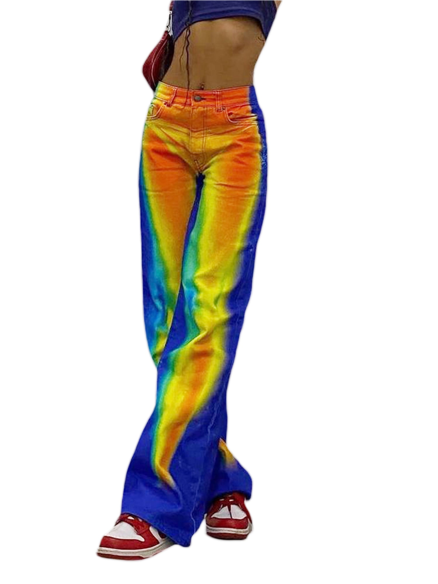 Liacowi Women Indie Aesthetics Vintage Low Waist Pants 2000s Low 