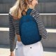 thumbnail image 5 of Disketp Dark Blue Mochila de Lona Estampada, Mochila Escolar de Viaje Ligera para Estudiantes y Portátil-Medium, 5 of 5
