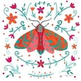 thumbnail image 2 of Zaman, Farida 15x15 White Modern Wood Framed Museum Art Print Titled - Pretty Moth, 2 of 4