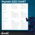 thumbnail image 7 of Elowel Pajama Set for Women and Men 2 Pack 100% Cotton Adult PJs Royal and Black Stripe Size XS, 7 of 7