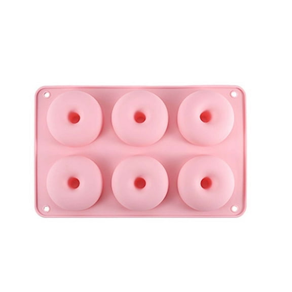 Silicone Donut Baking Pan, 6-Cavity Non-Stick Mold for Perfect Donuts, Bagels & More, Food-Grade & Easy Clean