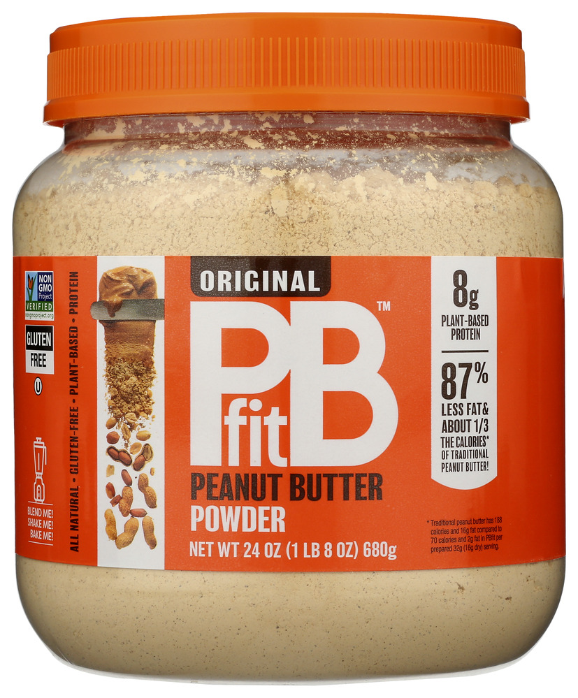 PB Fit All Natural Gluten Free Peanut Butter Powder, 24 oz [Pack of 3