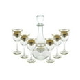 thumbnail image 1 of Ensemble de Vin avec Design en Or 14 Carats - 7 Pièces, 1 of 1