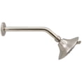 thumbnail image 5 of Westbrass CO562-07 5" Round Thin 5-Function Adjustable Spray Shower Head with 10" Wall Mount Arm, Satin Nickel, 5 of 9