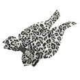 thumbnail image 4 of Unique Bargains 1 Pc Fashion Leopard Print Bow Ribbon Spring Hair Clips White Brown, 4 of 5