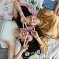 thumbnail image 4 of Yibo Best Friend Birthday Gifts Blanket Flannel Soft and Comfortable Anti-static Bed Sofa Blanket, 4 of 4