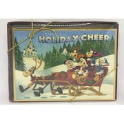 Disney Parks Holiday Cheer Set of 16 Greeting Cards Mickey Friends New with Box