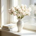 thumbnail image 6 of AOMXGD 12 Heads Burnt Artificial Angola Rose Bouquet 4 Colors Vintage Faux Silk Rose Flower Bundle For Dining Table Home Wedding Photo Props Decor, 6 of 6