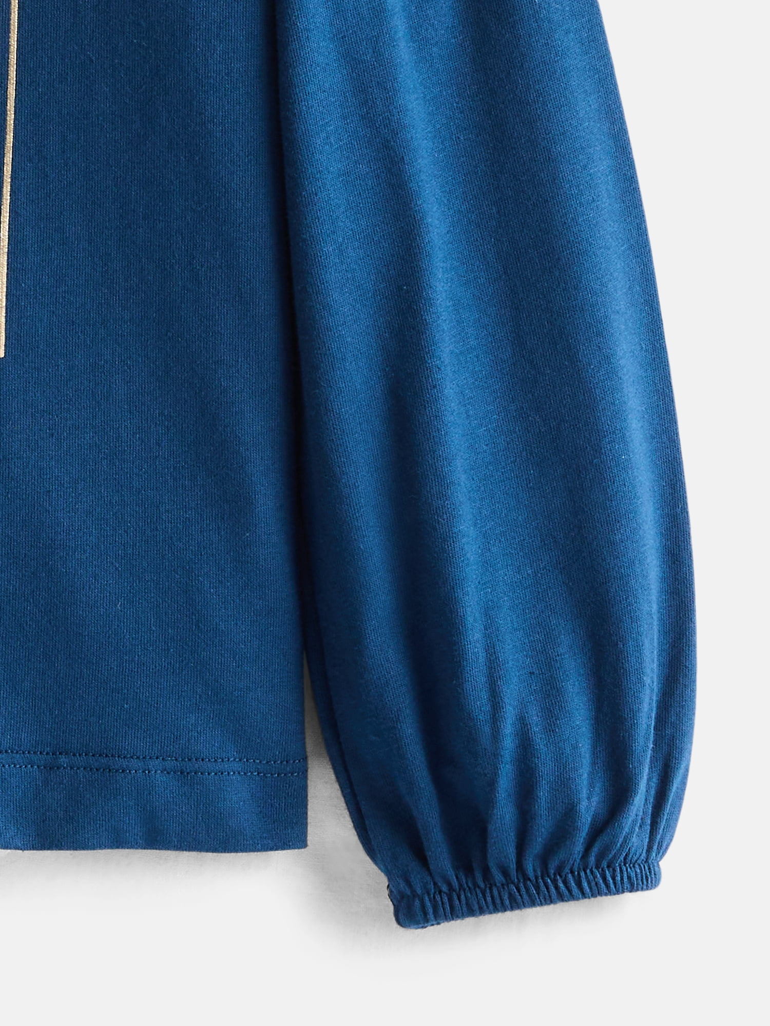 Wonder Nation Girls Graphic Tee with Long Puff Sleeves, Sizes 4-10