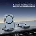 thumbnail image 4 of Ultra Thin Foldable Magnetic Phone Holder, Mobile Car Mount for GPS Navigation, Multifunctional Stand, 3.5mm Portable Design, Universal, 4 of 8