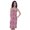 Light Pink2, variant on Moomaya Printed Spaghetti Strap Nightgown For Womens Lace V-Neck Sleepwear Nightdress
